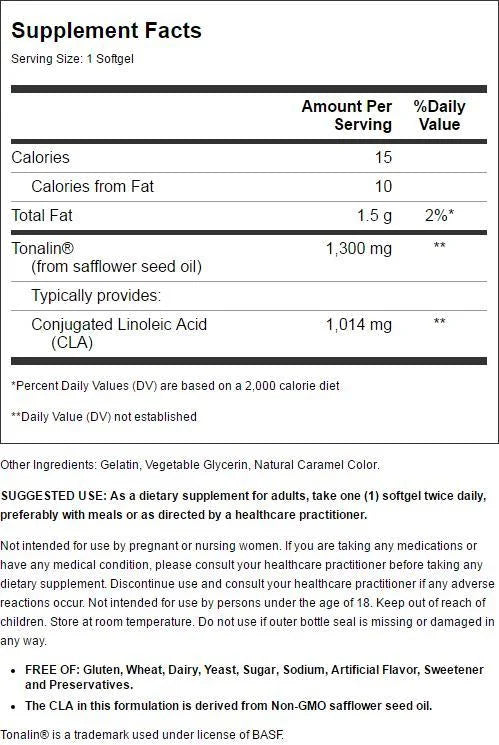 CLA 1300 Mg 60 Softgels Q4305