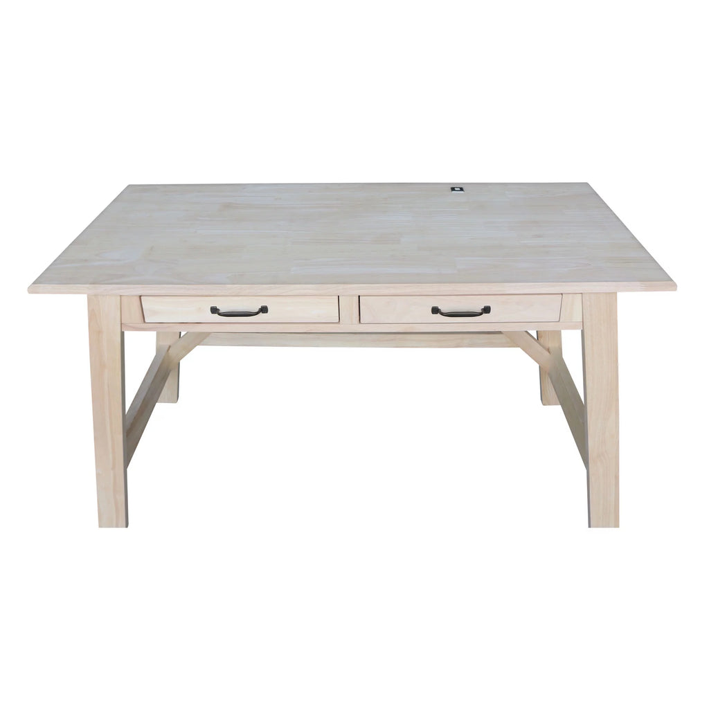 Wood Desk with 2 Drawers V45997