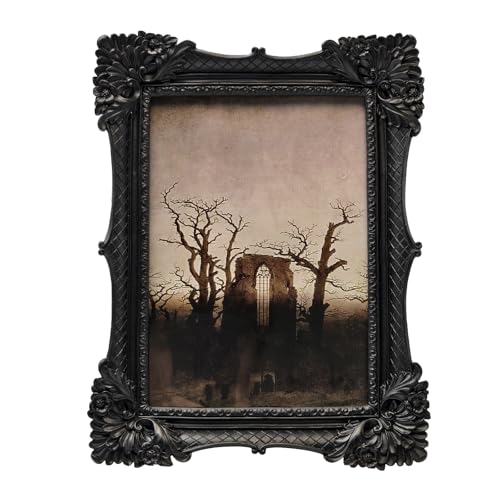 8x10 Antique Black Ornate Picture Frame Y493