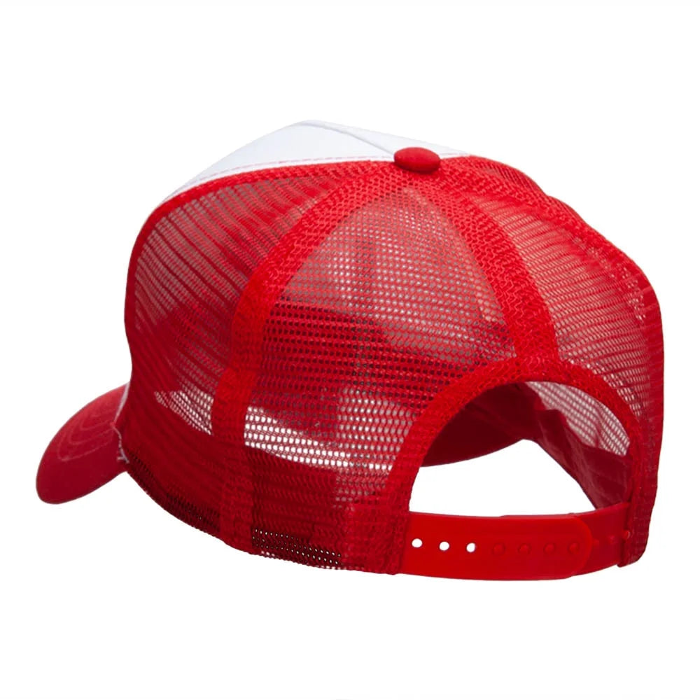 Patriotic Embroidered Mesh Cap J437981
