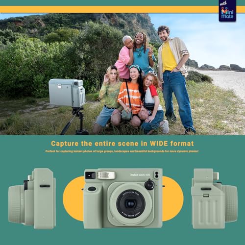 Green Instant Camera with Accessory Bundle E31686