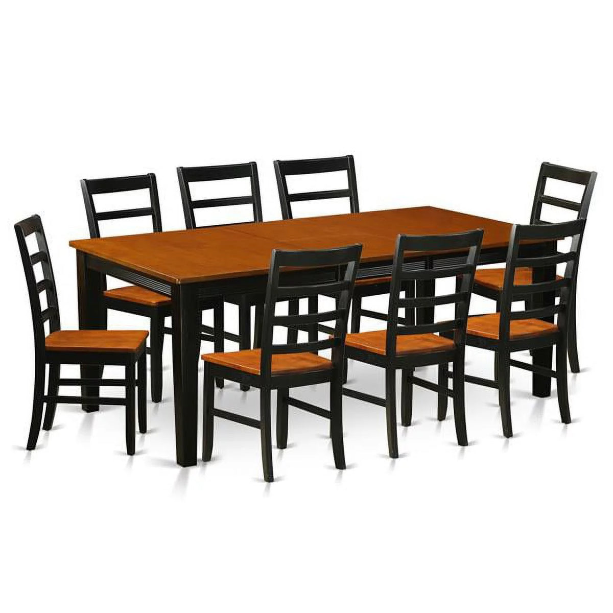 Black Cherry 9 Piece Wood Dining Room Set H441