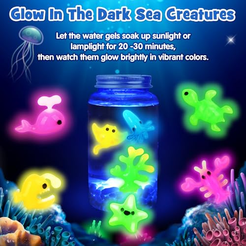 Glow in The Dark Water Gel Kit with Squishy Molds V1262