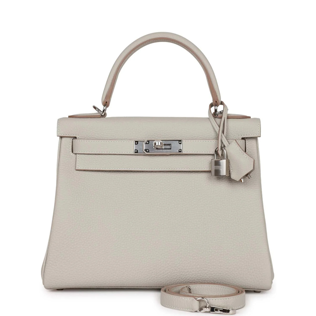 Gris Perle Togo Palladium Hardware Bag C3835