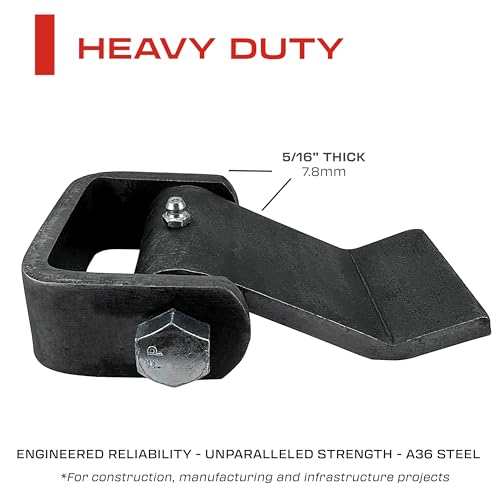 2 Pack Heavy Duty Steel Weld On Leaf Style Trailer Hinges D704