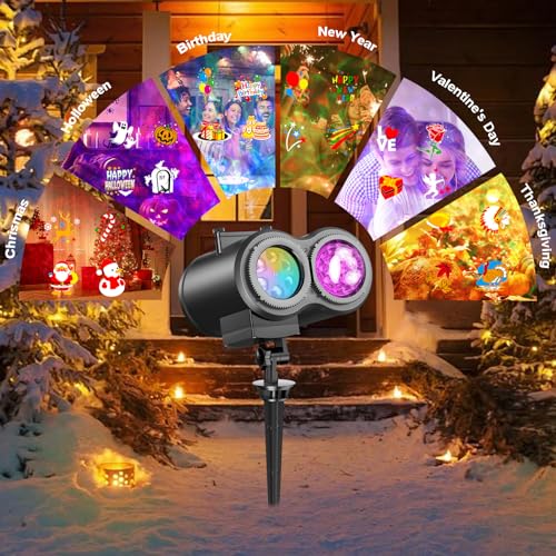 Outdoor Holiday Projector Light with Remote S366031