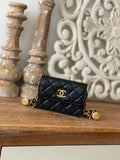 Black Clutch With Chain C804013