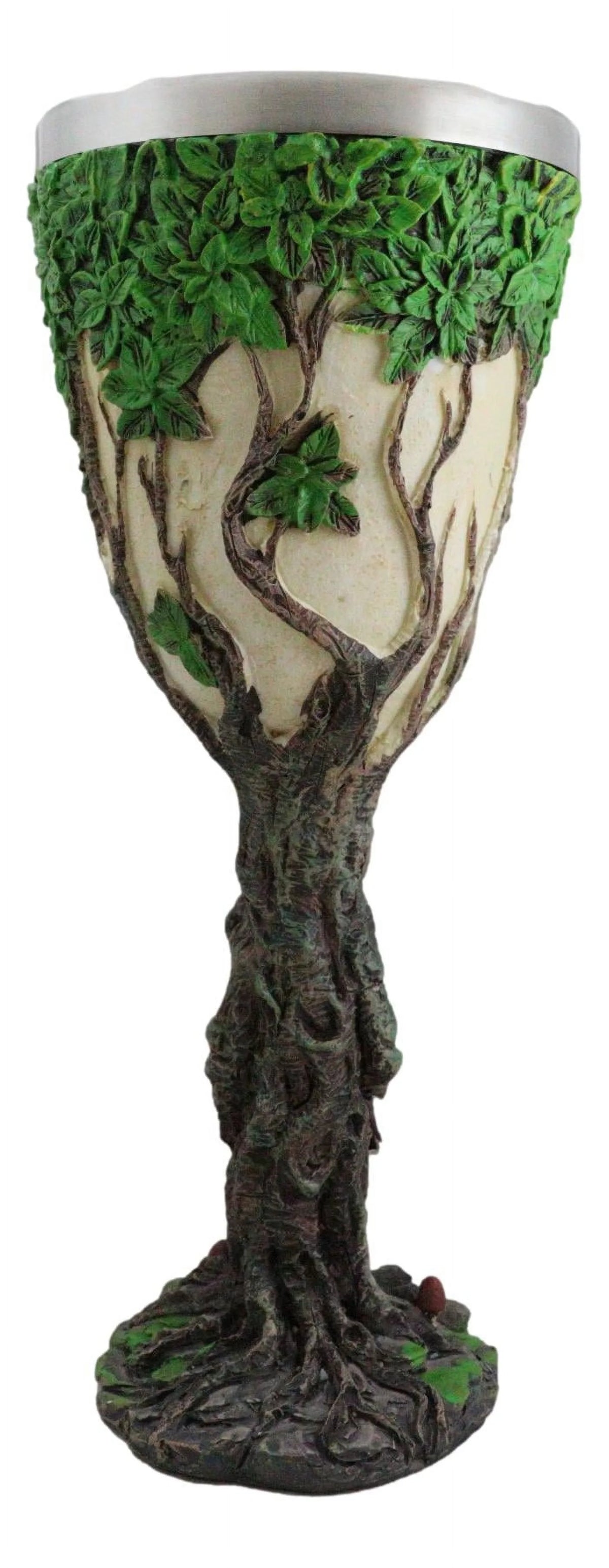 Greenman Tree Of Life Wine Goblet Chalice Cup 6oz Q52251
