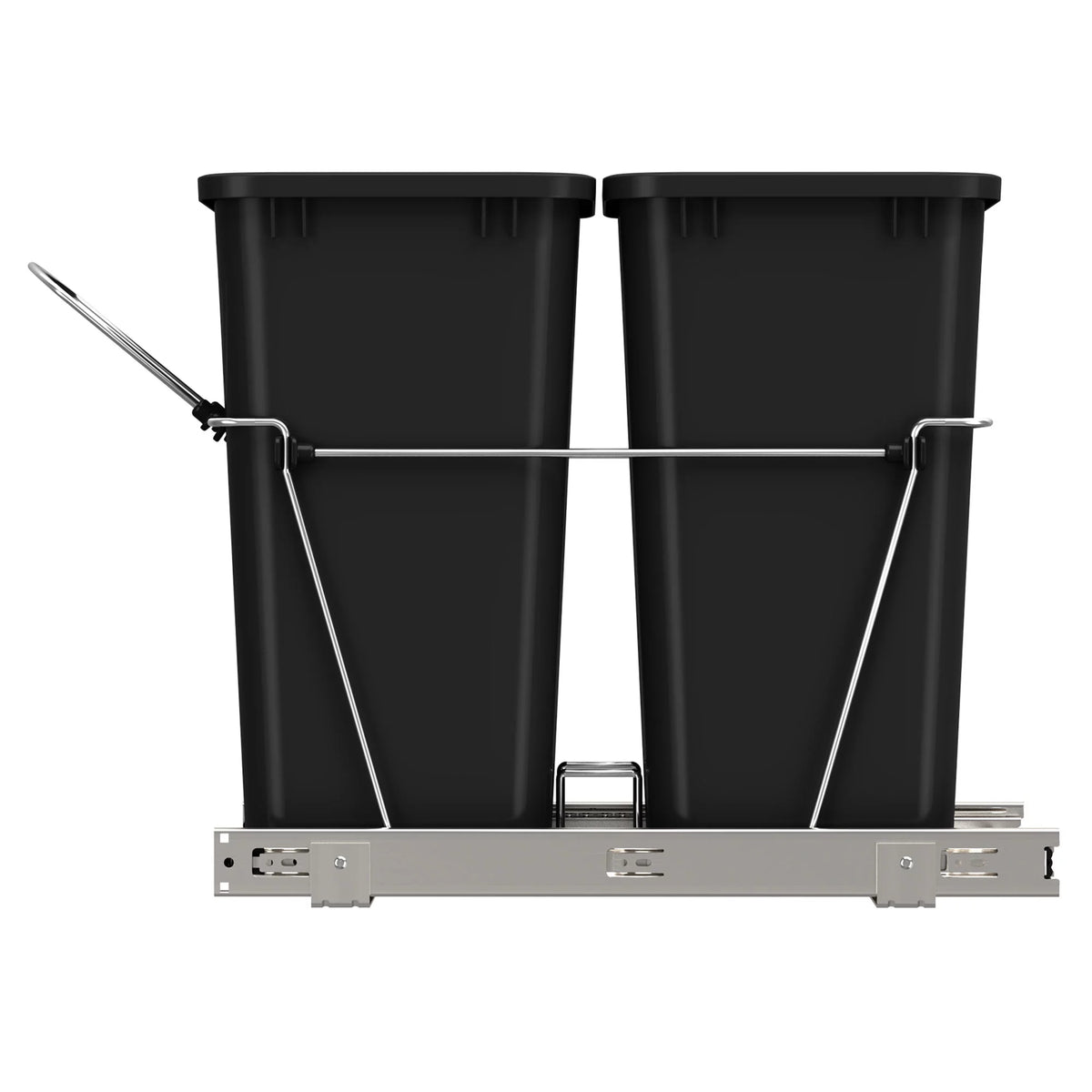 Black Pull Out Waste Containers R2056