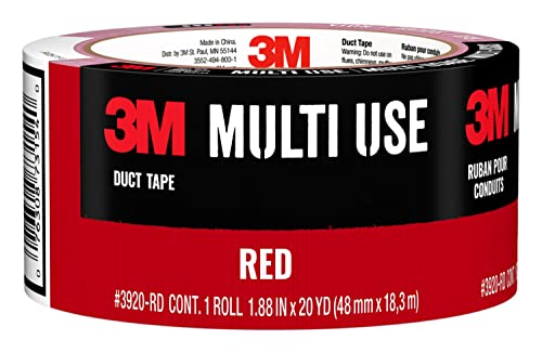 Black Multi-Use Duct Tape, 1.88 Inches x 20 Yards, 1 Roll K570