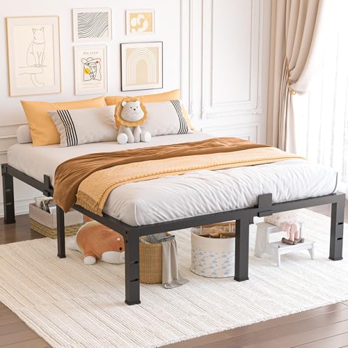 14 Inch Full Size Metal Platform Bed Frame V465
