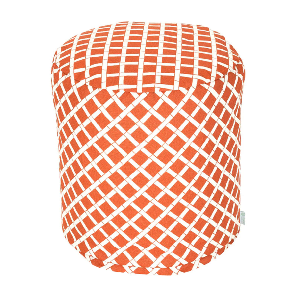 Chevron Indoor Outdoor Ottoman Pouf V9772