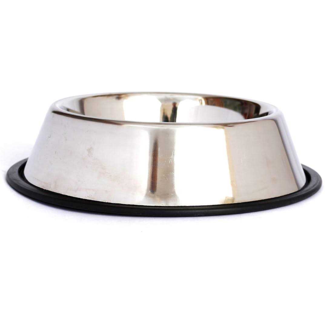 Stainless Steel Non-Skid Pet Bowl Y431