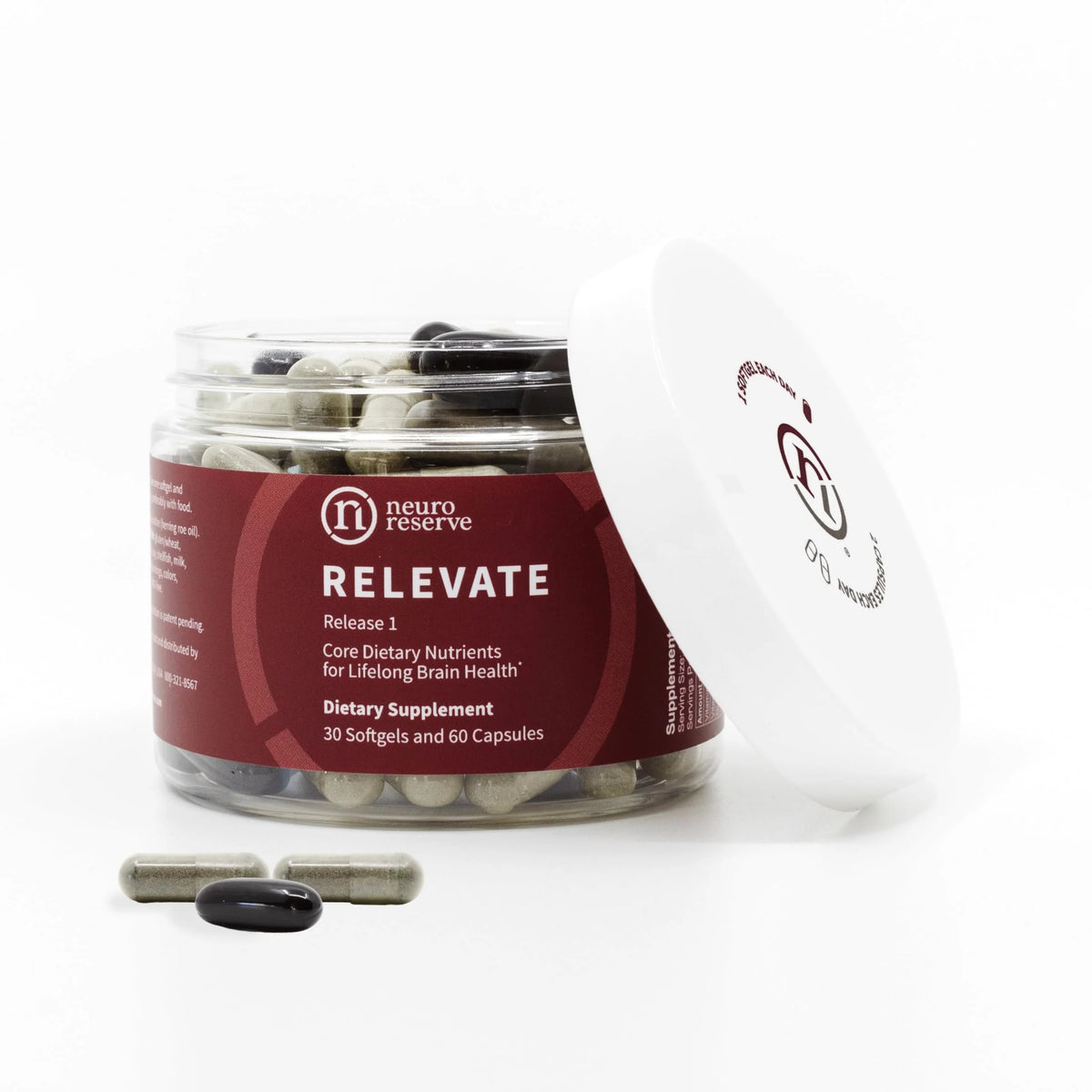 Brain Health Supplement with Quercetin, Lutein, Magnesium Glycinate, Omega 3 DHA EPA, Vitamin B12, B3 M240