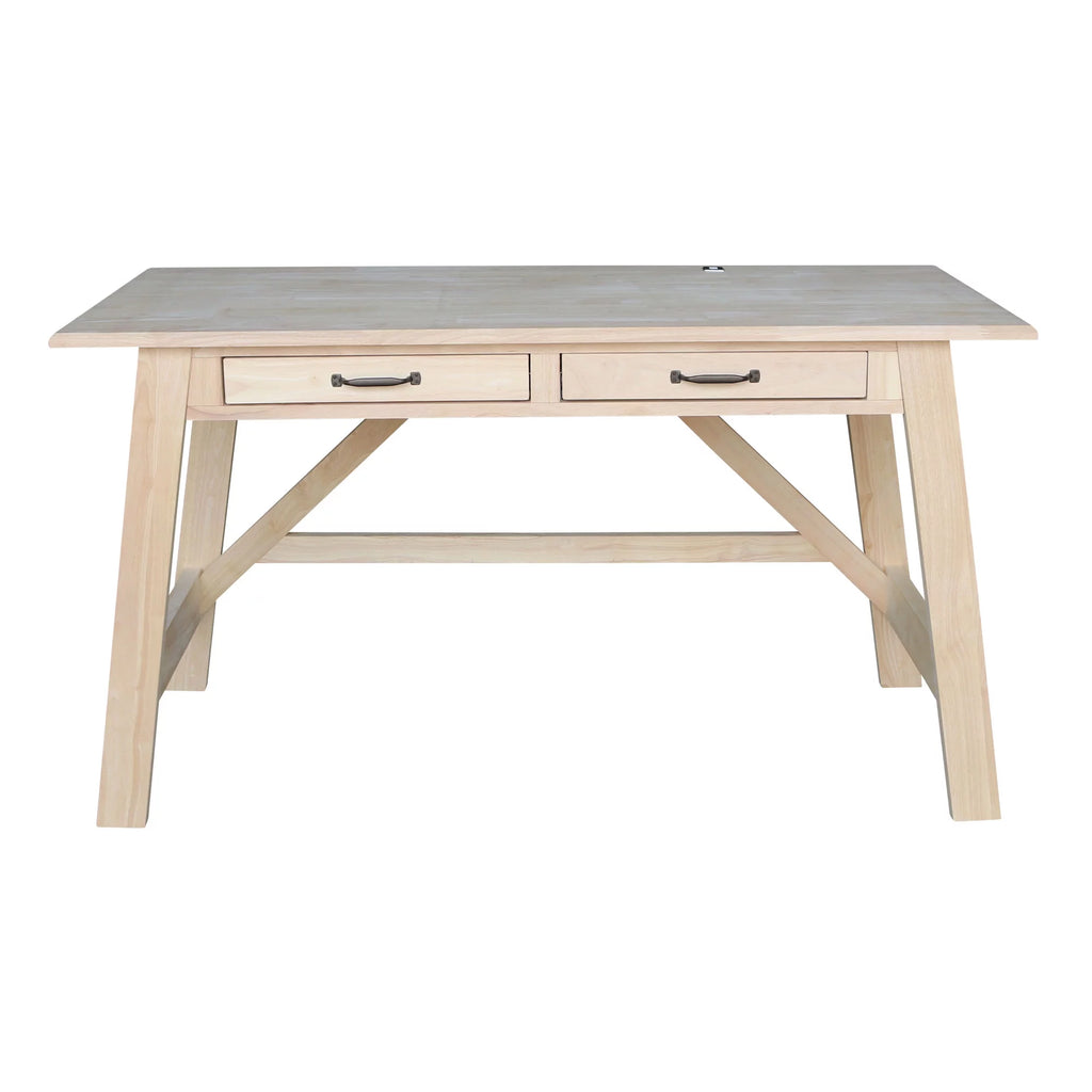 Wood Desk with 2 Drawers V45997