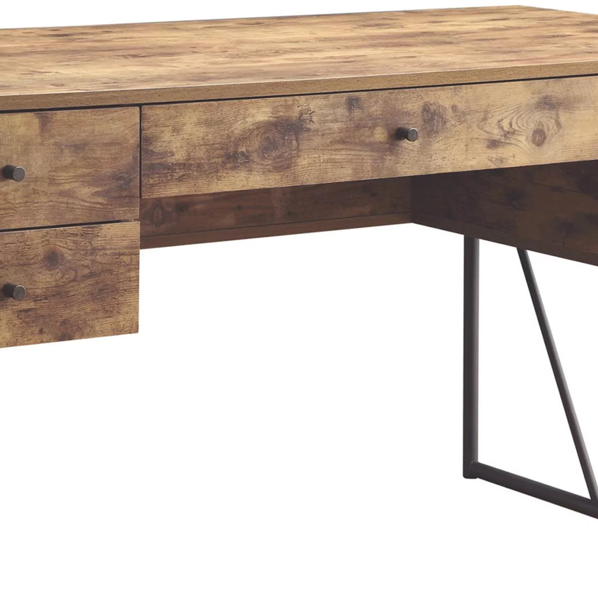 Antique Nutmeg 4-drawer Writing Desk X626