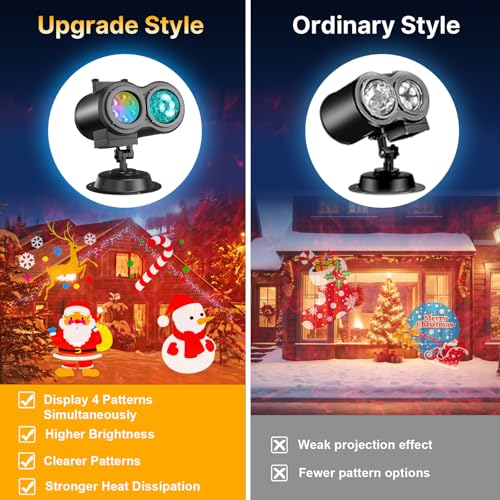 Outdoor Holiday Projector Light with Remote S366031