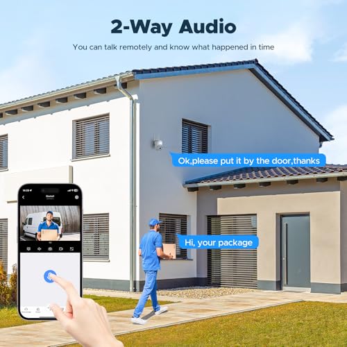 4Pcs Wireless PTZ Security Camera System with 4K NVR Q79798
