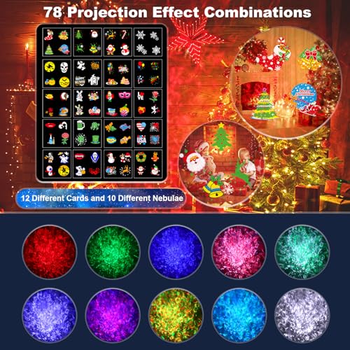 Outdoor Holiday Projector Light with Remote S366031