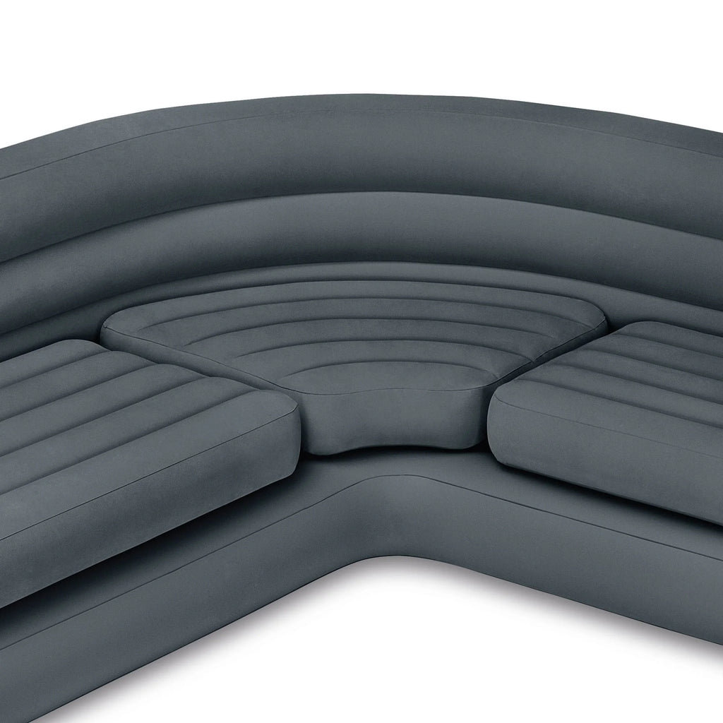 Inflatable Corner Sectional Sofa & Lounge Chair and Ottoman Set Q105