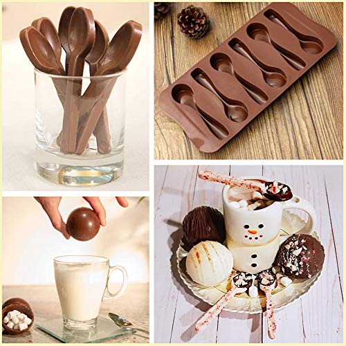 Chocolate Spoon Silicone Molds Set of Two S798