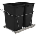 Black Pull Out Waste Containers R2056
