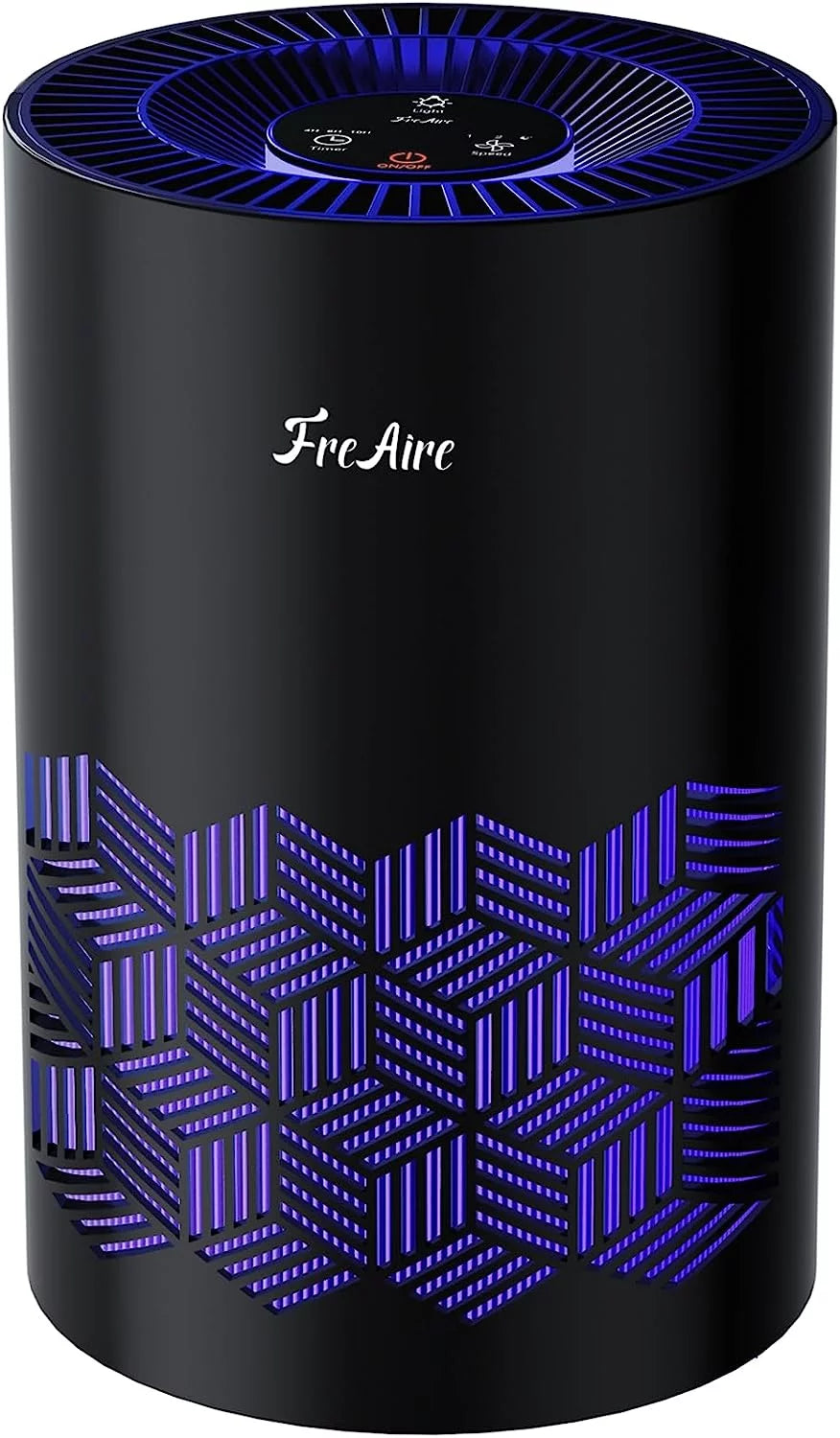 Black H13 HEPA Air Purifier with RGB Lights P272