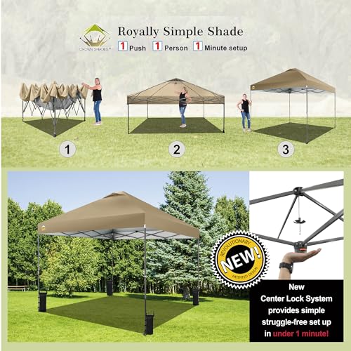 10x10 Pop Up Canopy Tent with Bag 8 Stakes 4 Sand Bags Grid Grey B96772