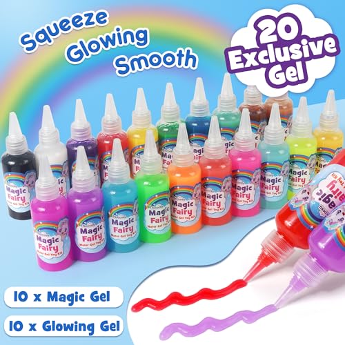 Glow in The Dark Water Gel Kit with Squishy Molds V1262