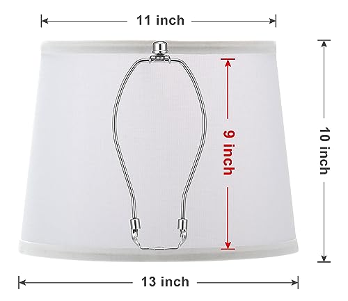 Linen Drum Lamp Shades Set of 2, 11 x 13 x 10 inch V461421