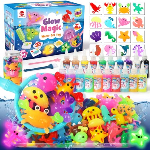 Glow in The Dark Water Gel Kit with Squishy Molds V1262