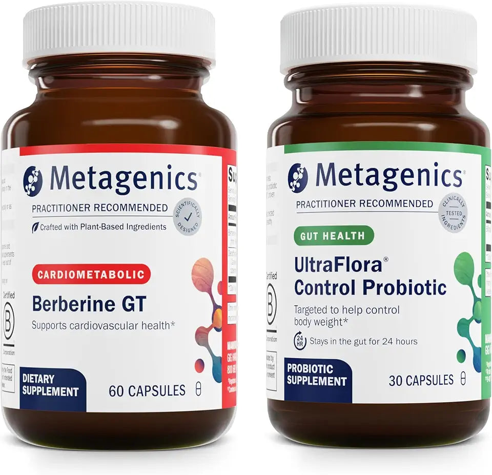 60 Capsules Berberine & 30 Servings Probiotic S979194