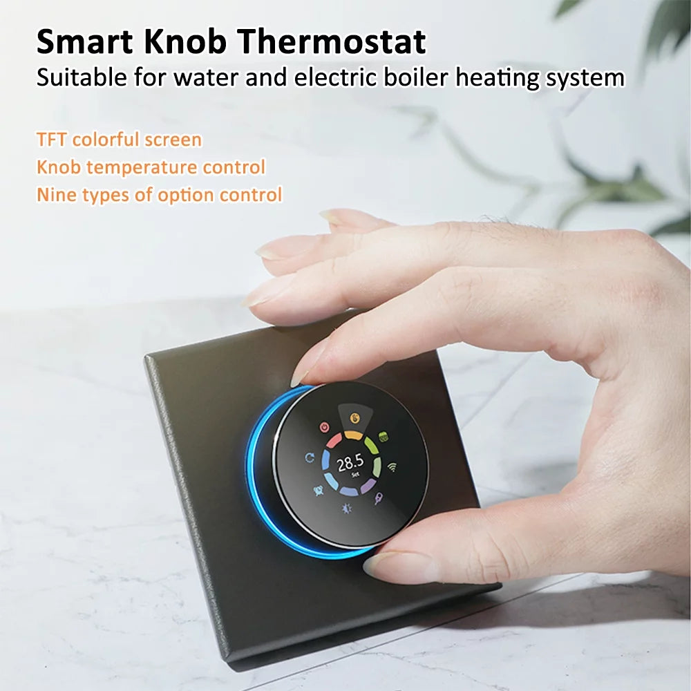 WiFi Smart Thermostat with Color Screen T136818