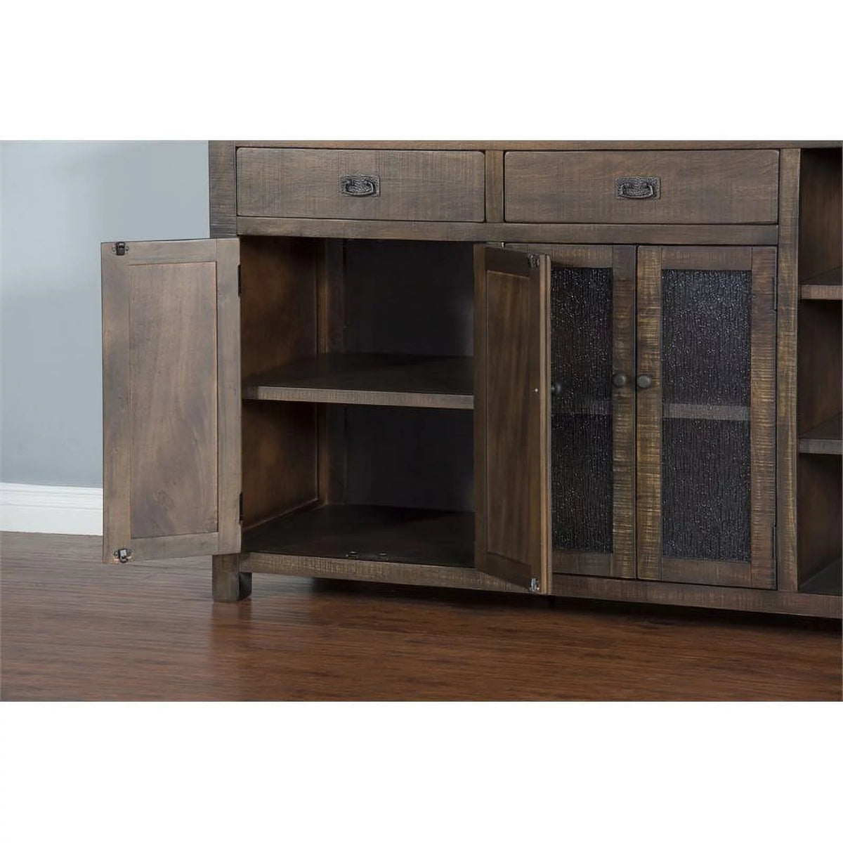 80" Transitional Mahogany Wood Buffet G88034