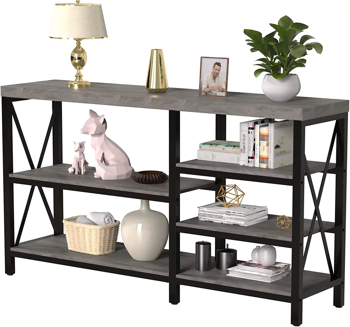 5-Tier Console Table with Shelf U28186