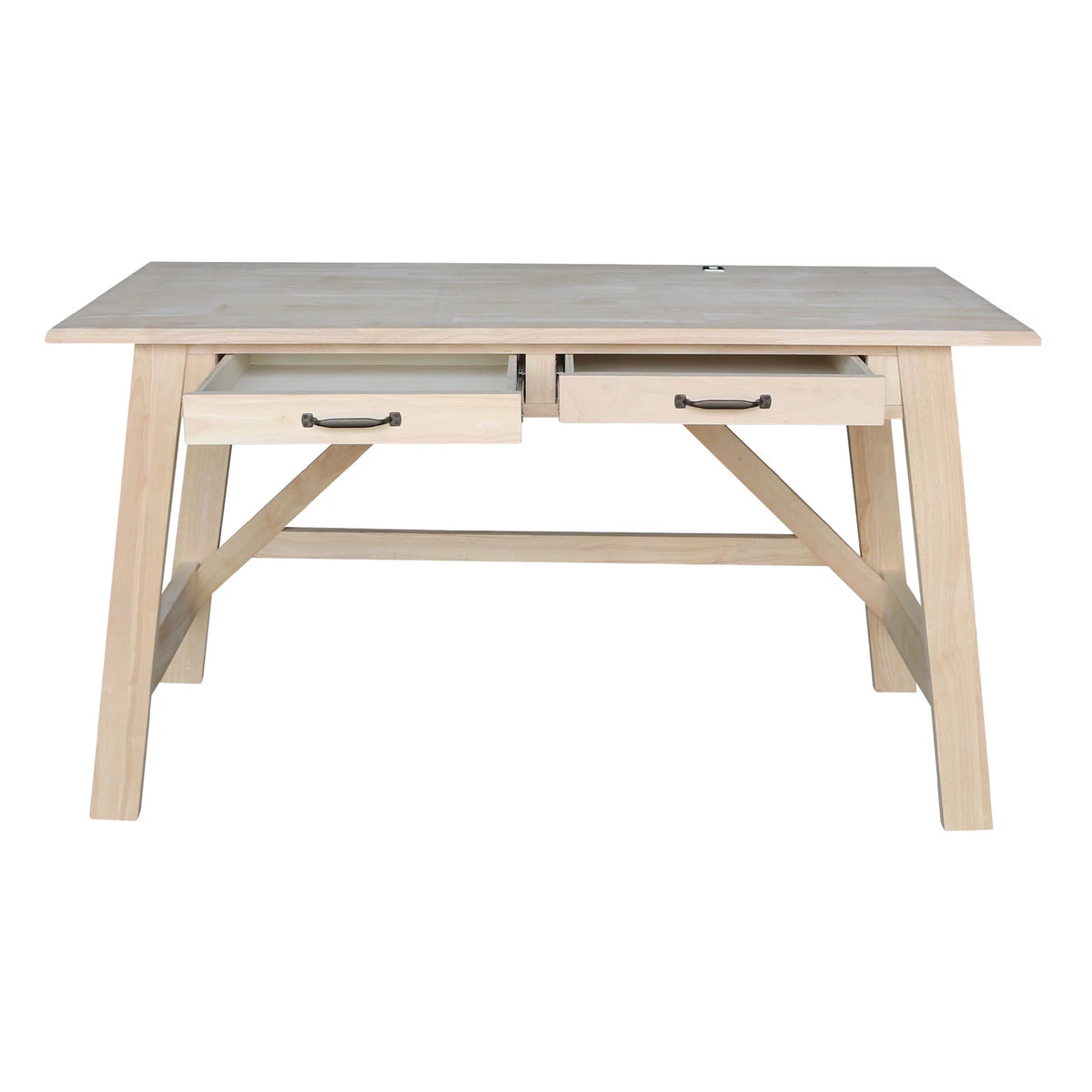 Wood Desk with 2 Drawers V45997