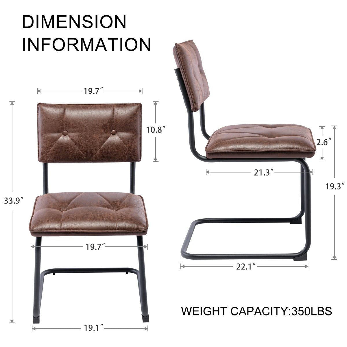 Set of 4 Upholstered Suede Dining Chairs U7296