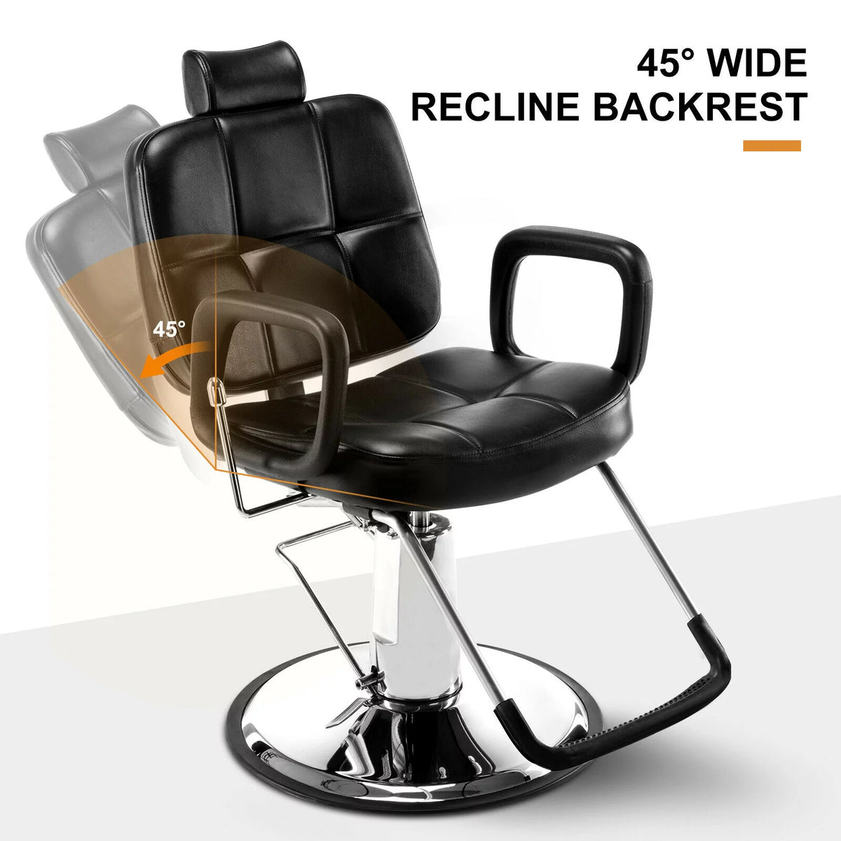 360° Swivel Hydraulic Recliner Barber Chair D28005