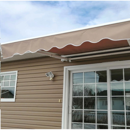 13' x 10' Retractable Patio Awning Canopy D936