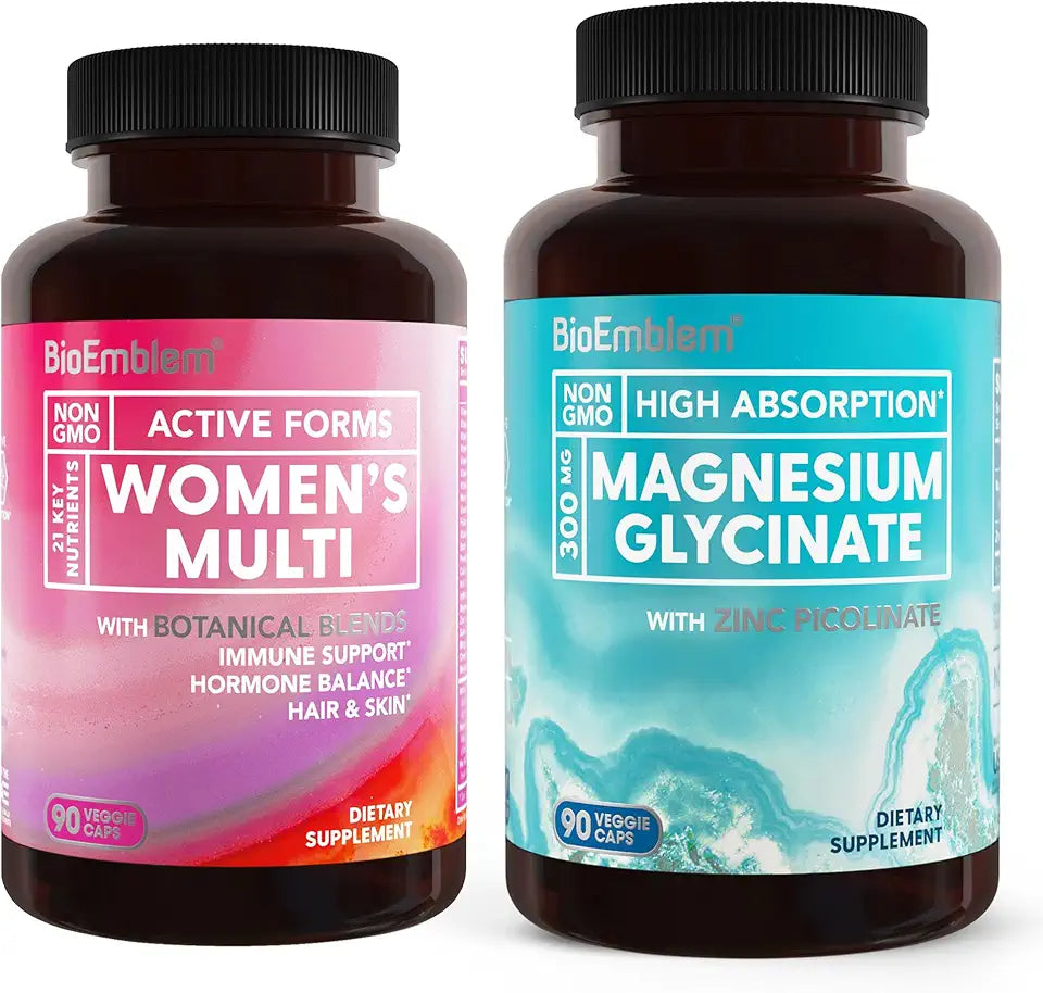 Magnesium Glycinate with Zinc and Women's Multivitamin O510382