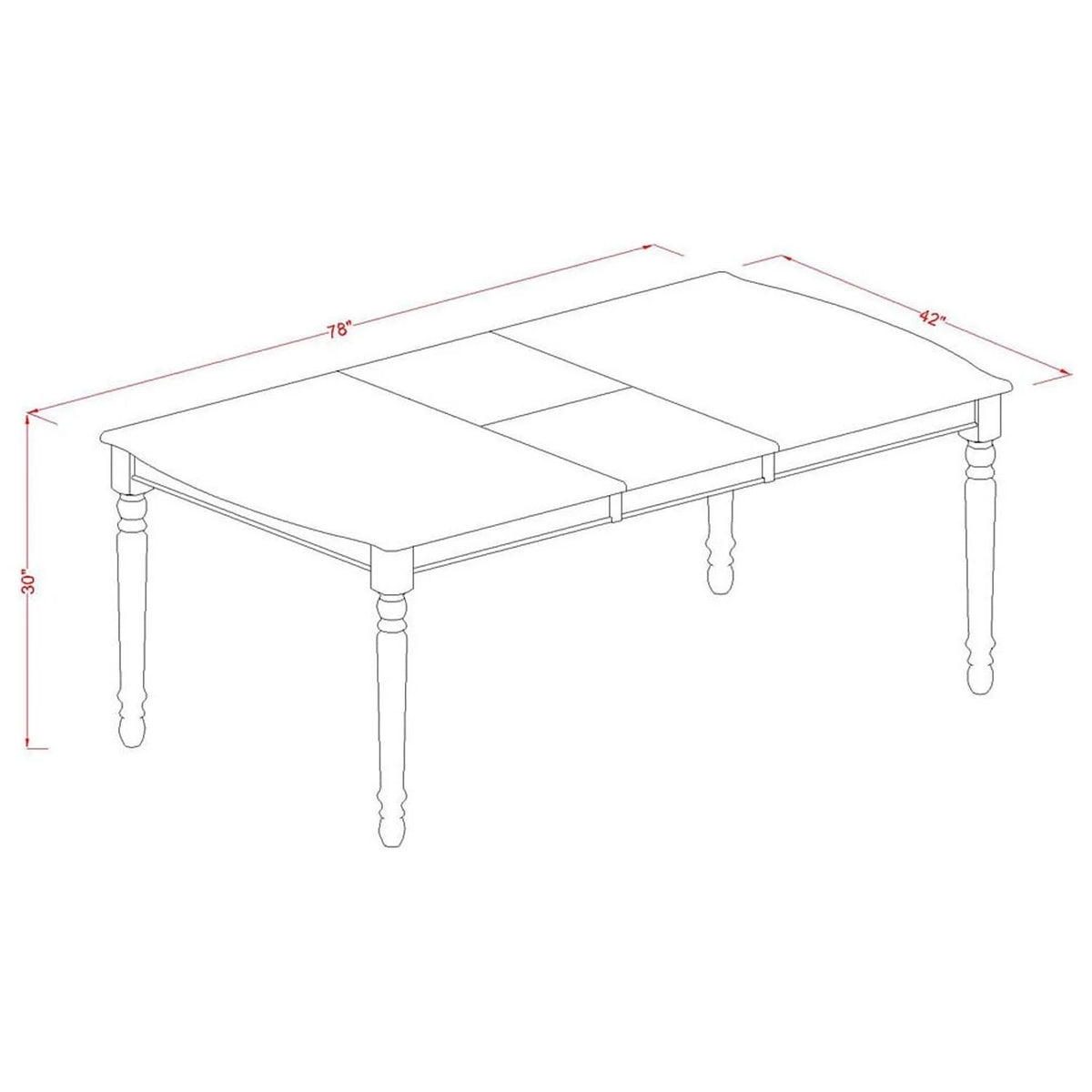 9-Piece Dining Table Set with 8 Chairs J636034