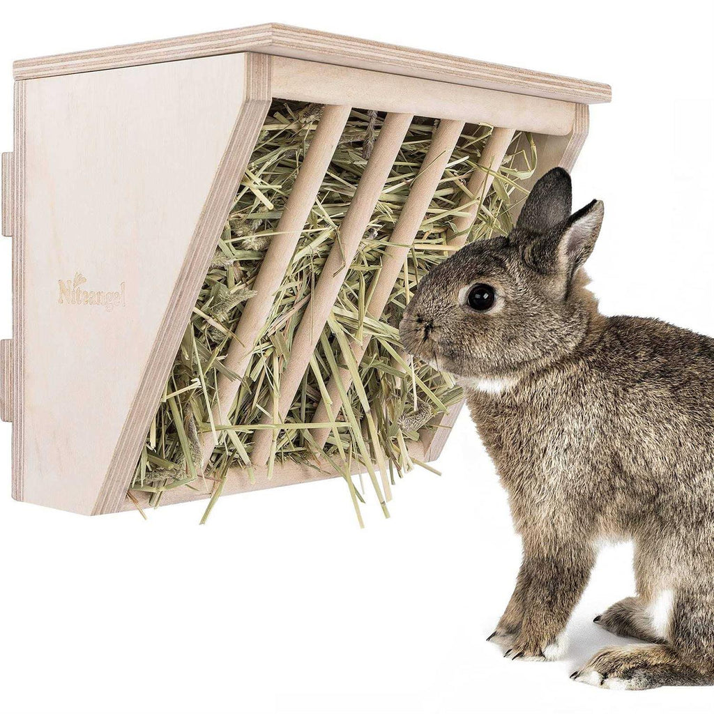 Wooden Hay Manger with Seat S893477