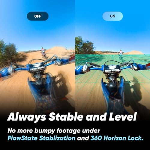 Waterproof 360 Action Camera with 48MP Sensors, 5.7K Video, 4K Single-Lens, Touchscreen U11488