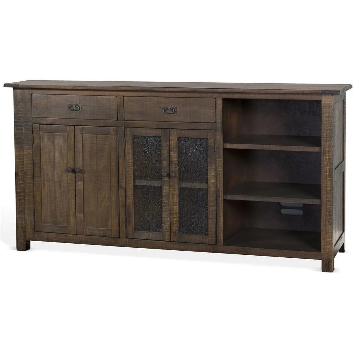 80" Transitional Mahogany Wood Buffet G88034
