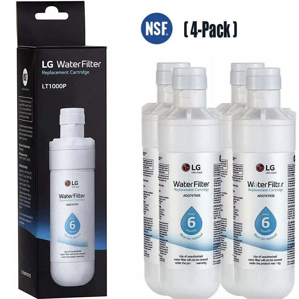 Replacement Refrigerator Water Filter (Pack of 4) U7526