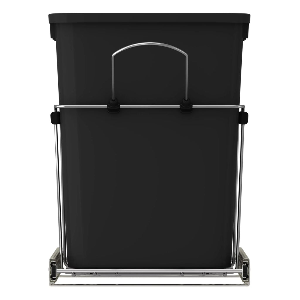 Black Pull Out Waste Containers R2056