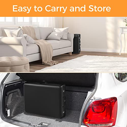 Black Folding Massage Table with Bolster & Carrying Bag Q10195