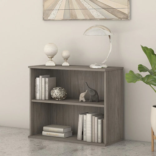 2 Shelf Engineered Wood Bookcase O207