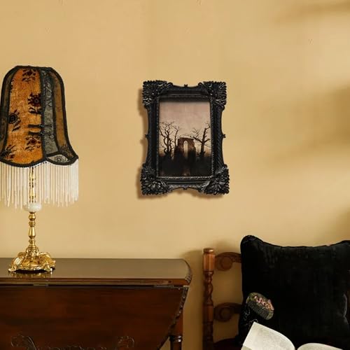 8x10 Antique Black Ornate Picture Frame Y493