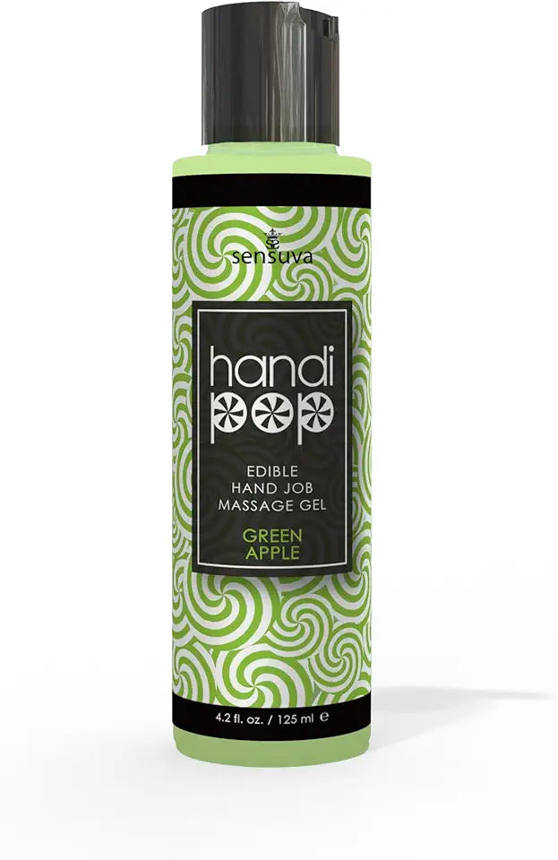 Green Apple Flavored Massage Gel 4.2 Fl Oz S3410